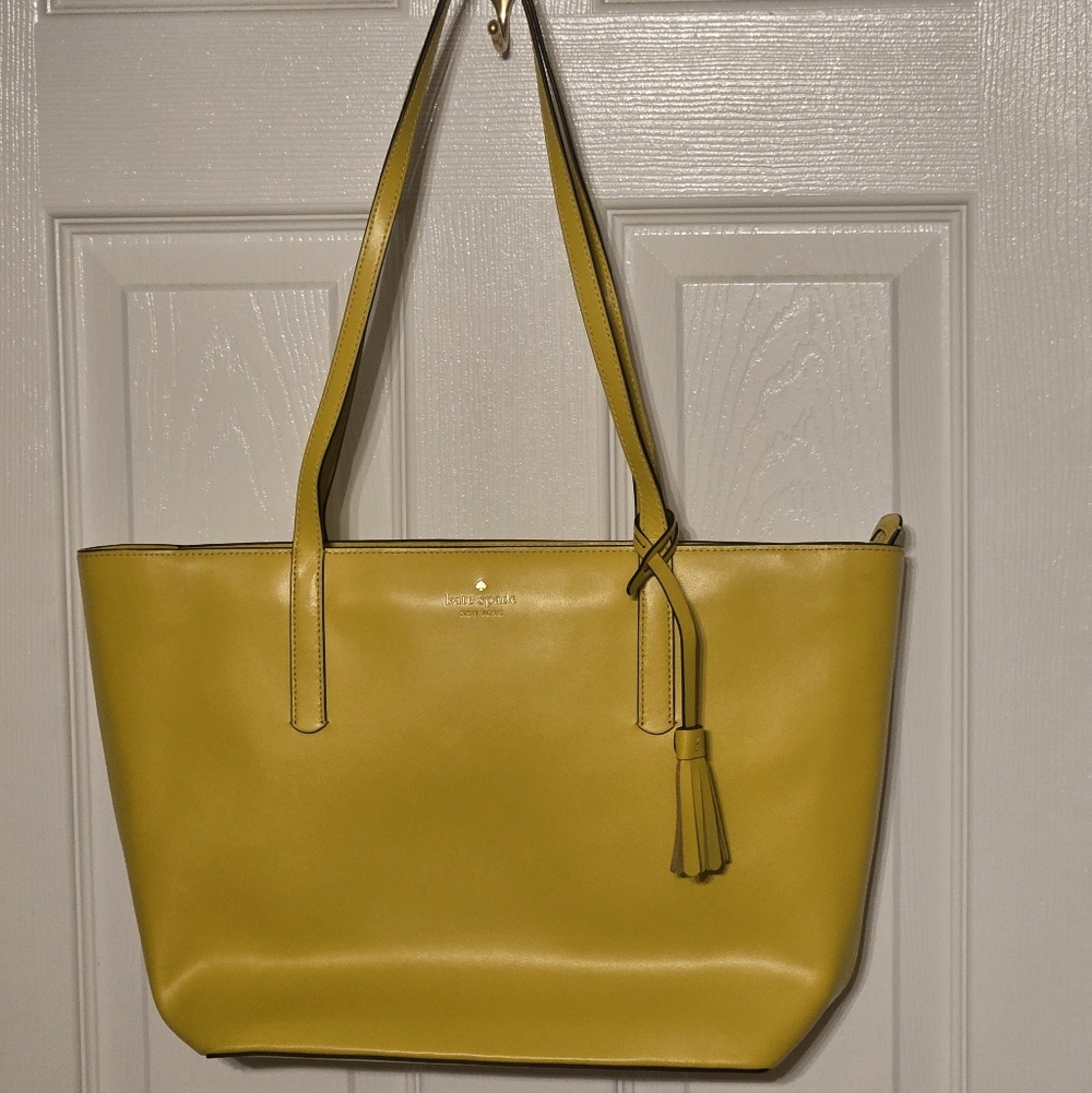 Kate Spade New York Emilia Large Tote in a Vibrant Yellow